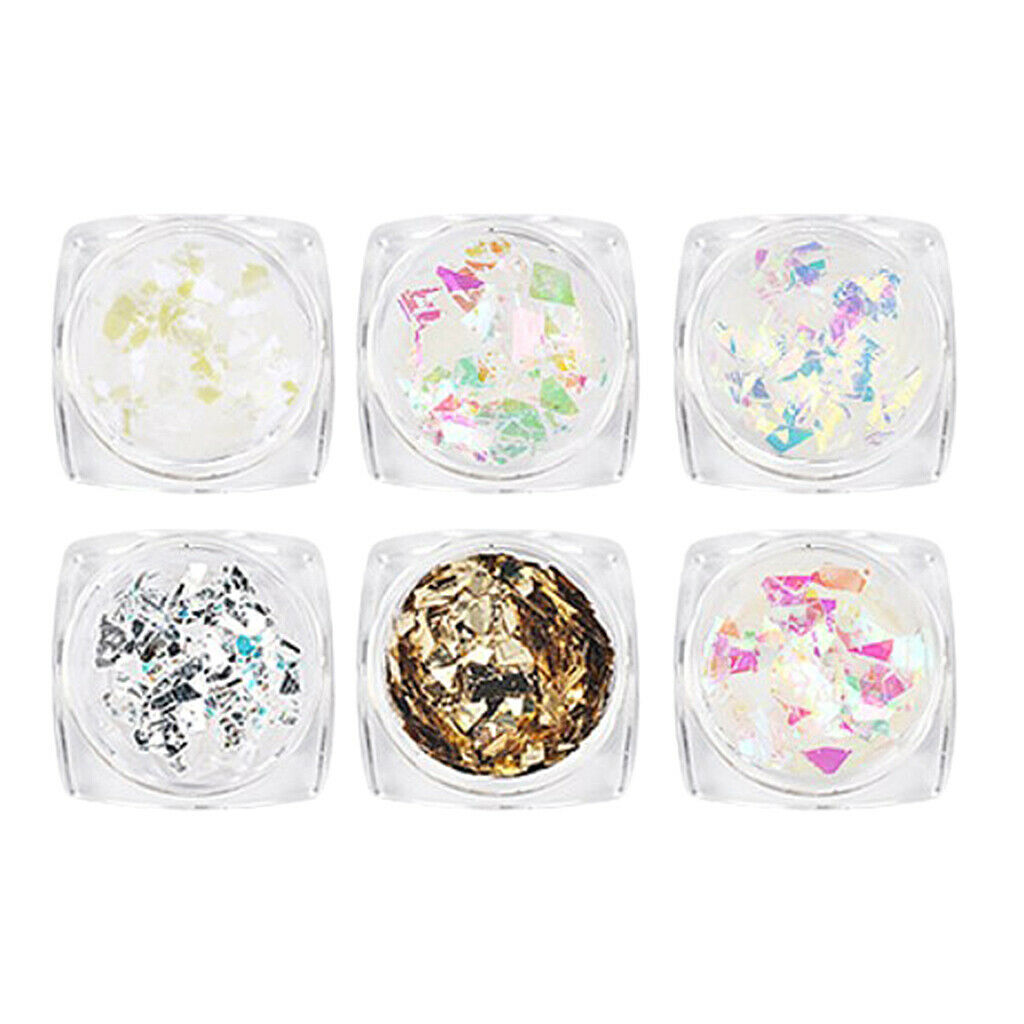 Candy Paper Flakes Nail Sequins Bling Glitter Set, Pack of 18 Boxes
