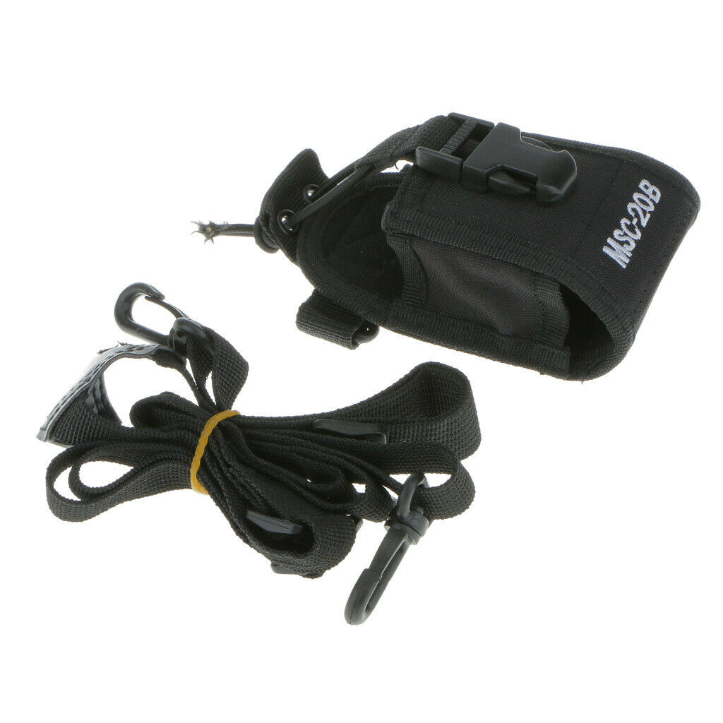 2x Nylon Radio Case Two Way Radio Holder Holster Accessories Pouch for Baofeng
