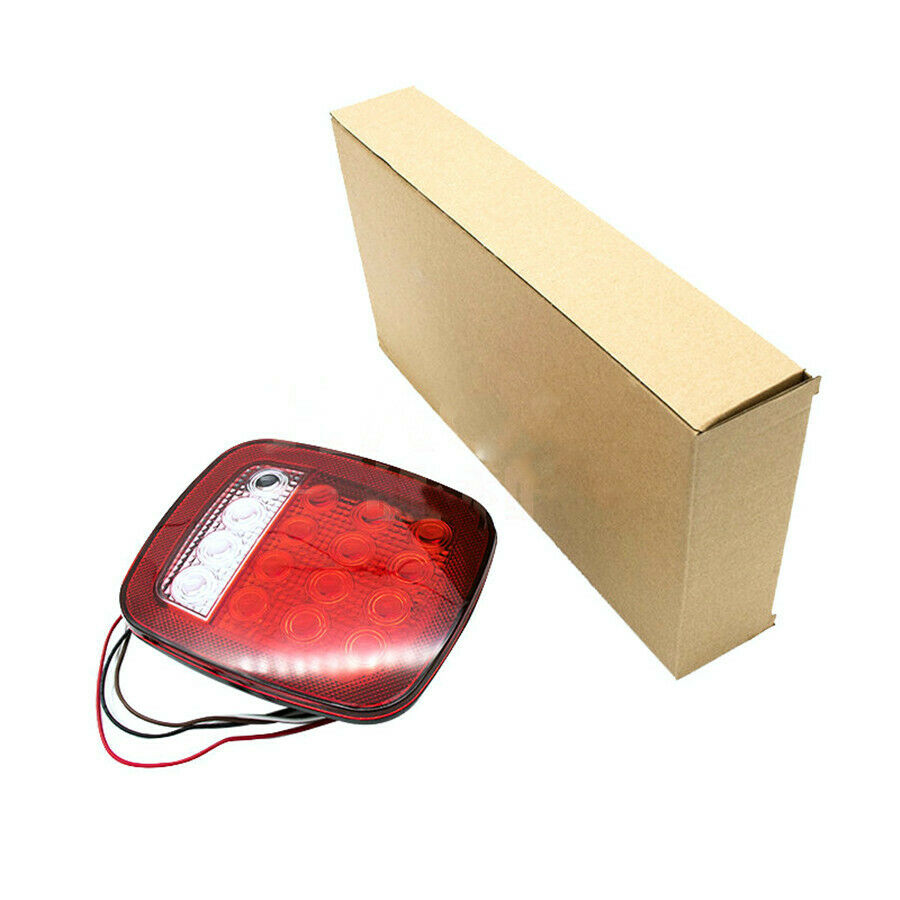 2X Square Stop Turn Tail backup16LED Marker Light for Jeep Wrangler JK TJ CJ YJ