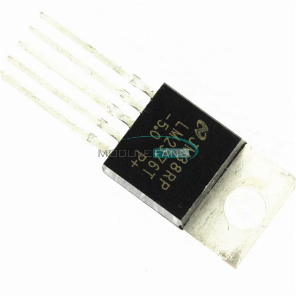 10PCS 5.0V 3A TO220-5 LM2576T-5.0 LM2576 IC REG BUCK M