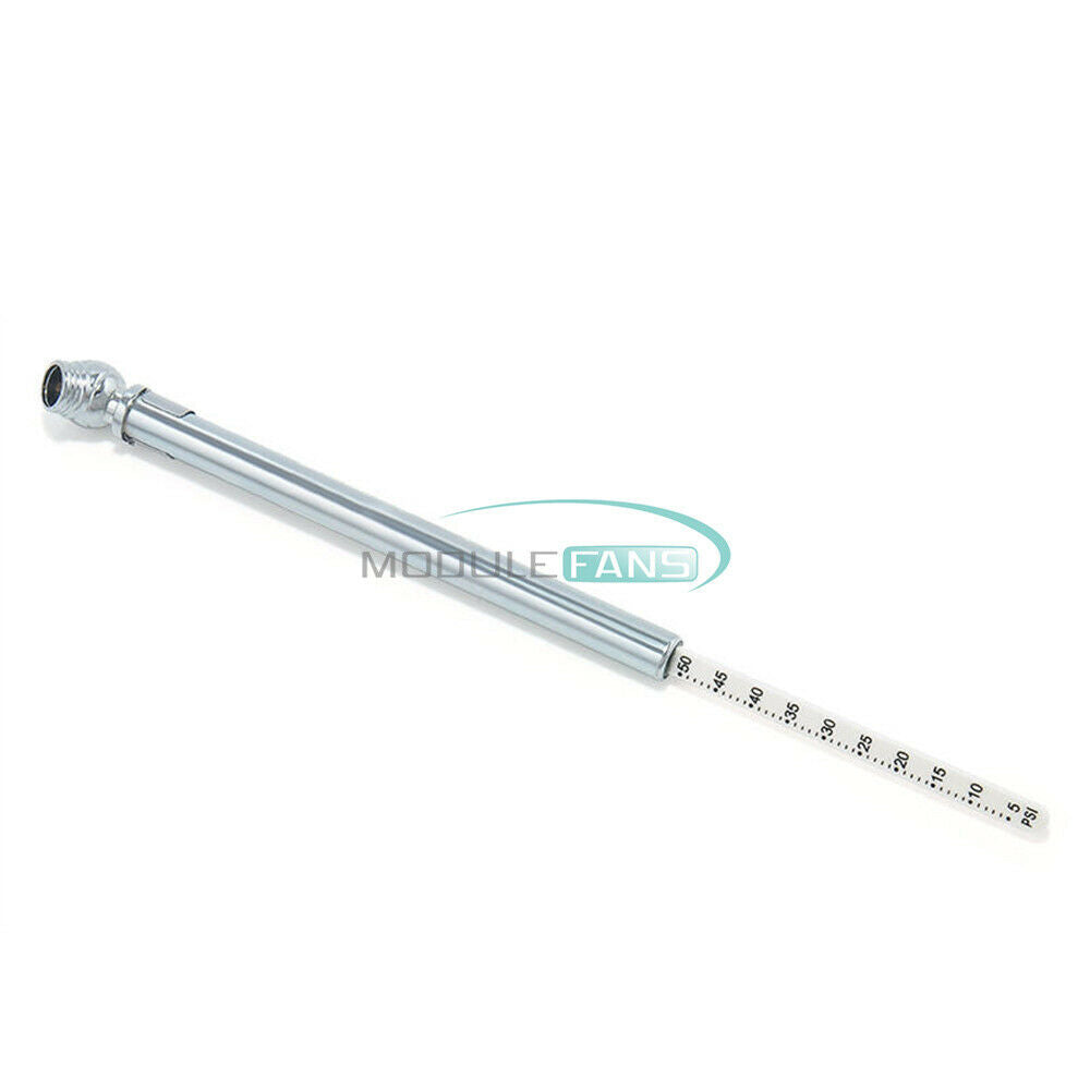 Mini Car Motor Tyre Tire Air Pressure Test Meter Gauge Pen 5-50PSI Auto Vehicle