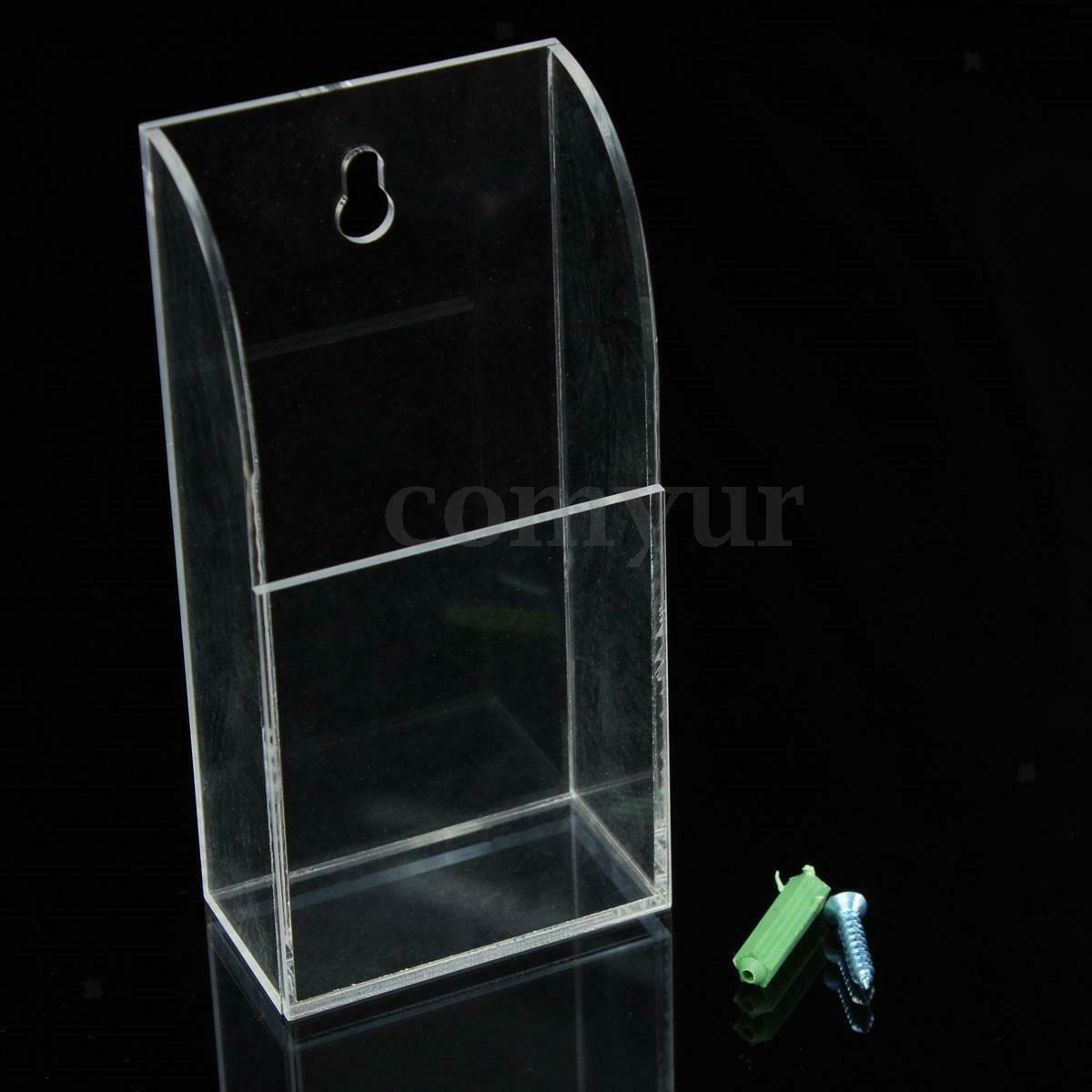 1 Grid Transparent Storage Box for Household Office Air Conditioner TV Remote