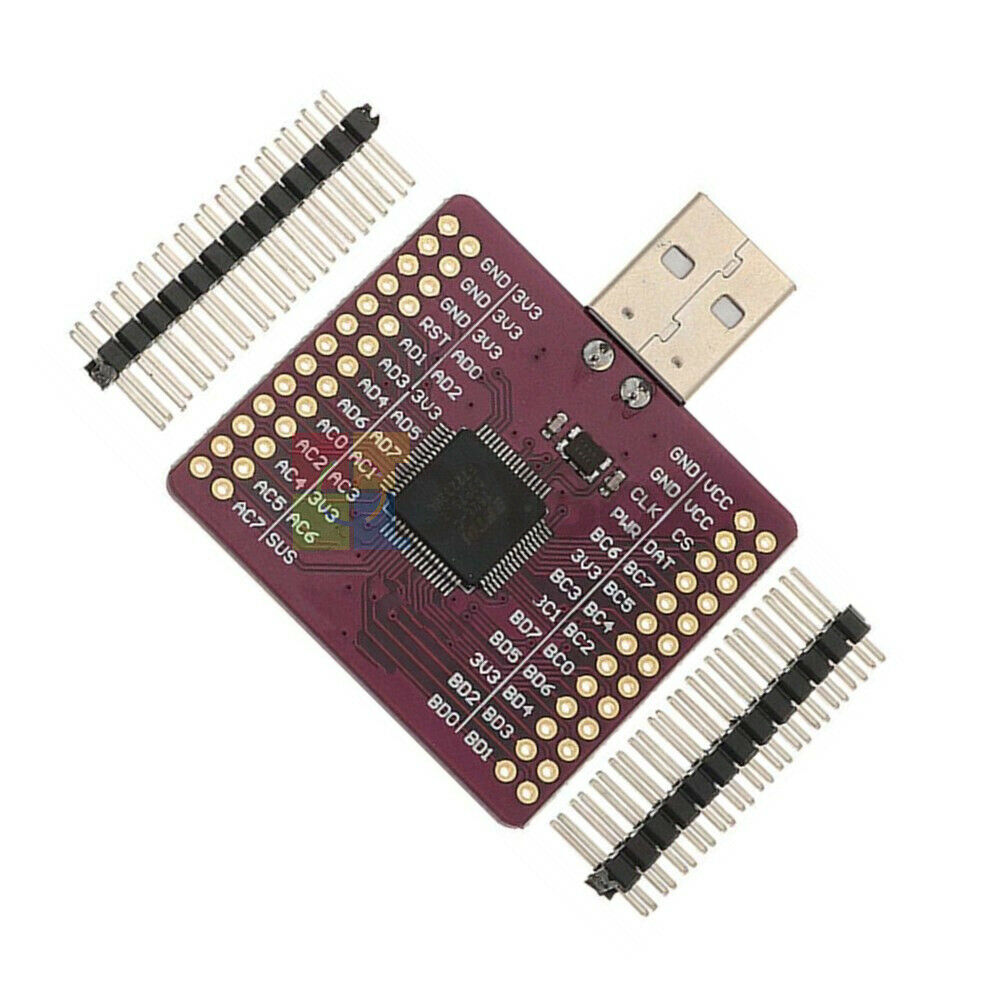 FT2232 HL USB to UART FIFO SPI I2C JTAG RS232 RS422 RS485 FT2232HL Module