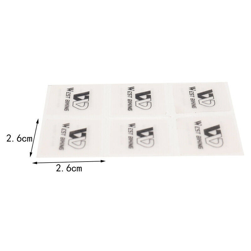 6pcs Tire Patch Kit Bicycle Repair Tool No Glue Puncture Repair Quick Dry.l8