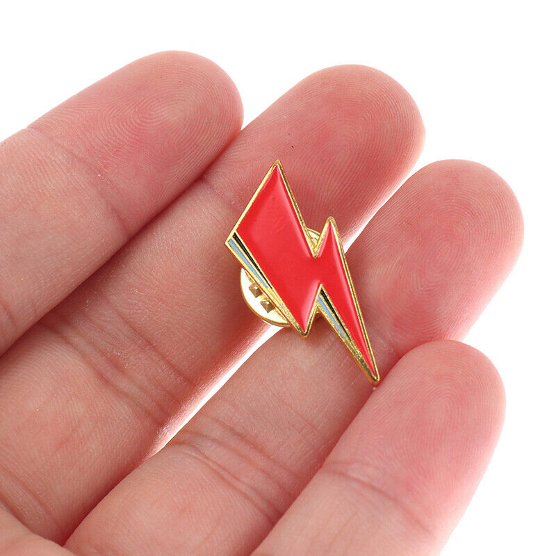Cartoon Lightning Alloy Brooch Personalized Cartoon Red Lightning Jewelry.l8