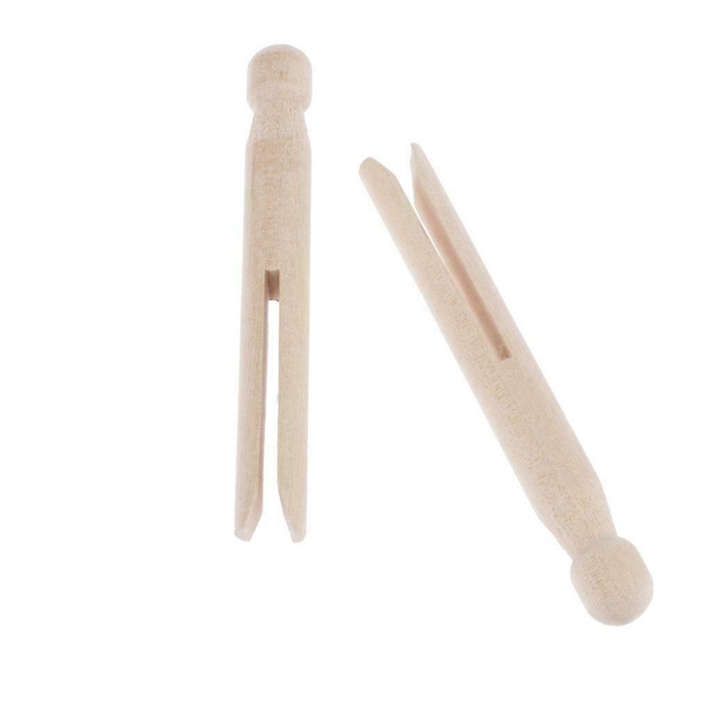10 Pieces Unfinished Wooden Spools Thread Bobbins Cord Wire Coils Sewing Notions