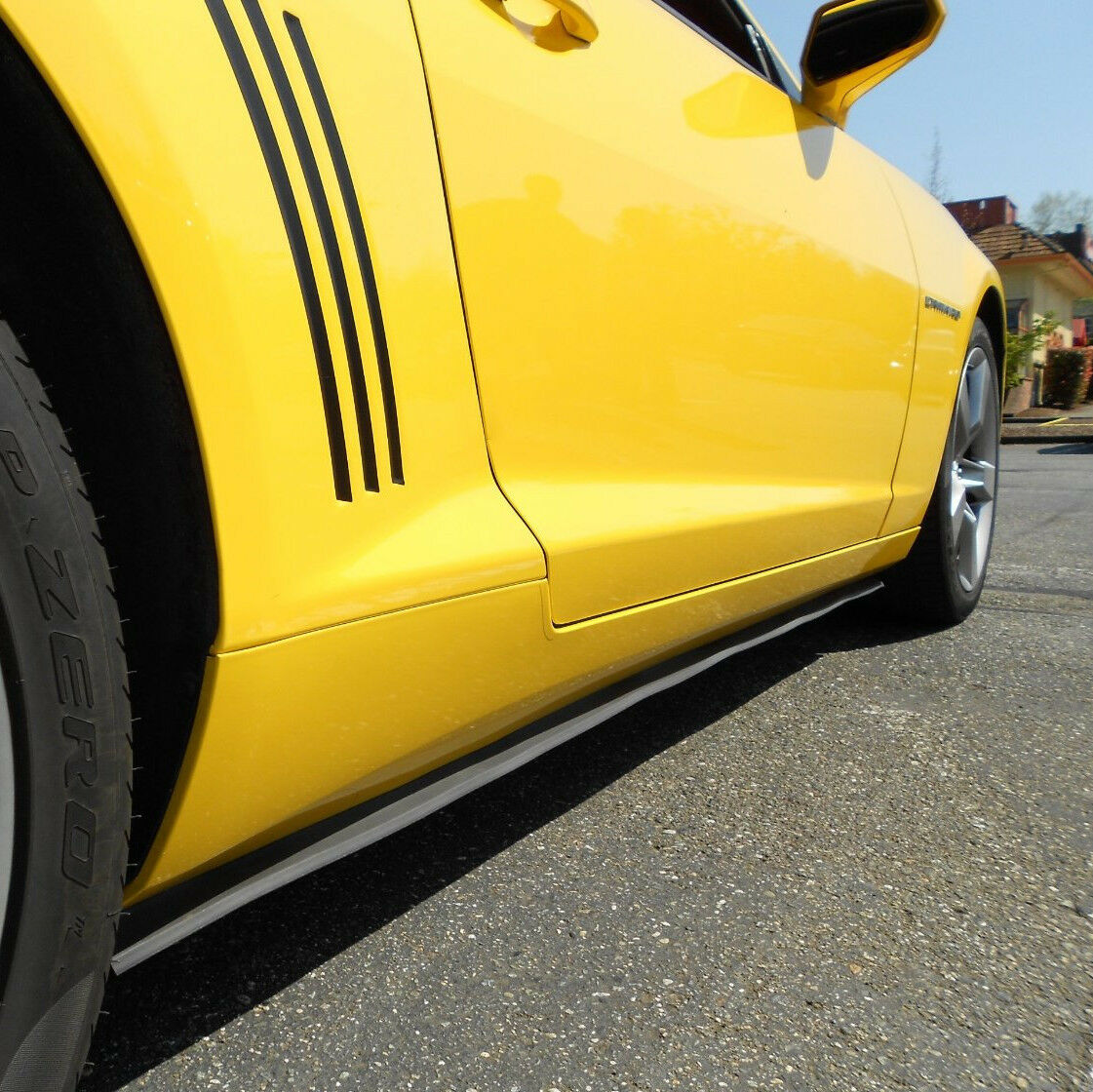 Black Rubber Car Front Bumper Protector Splitter Body Spoiler Skirt Lip Valance