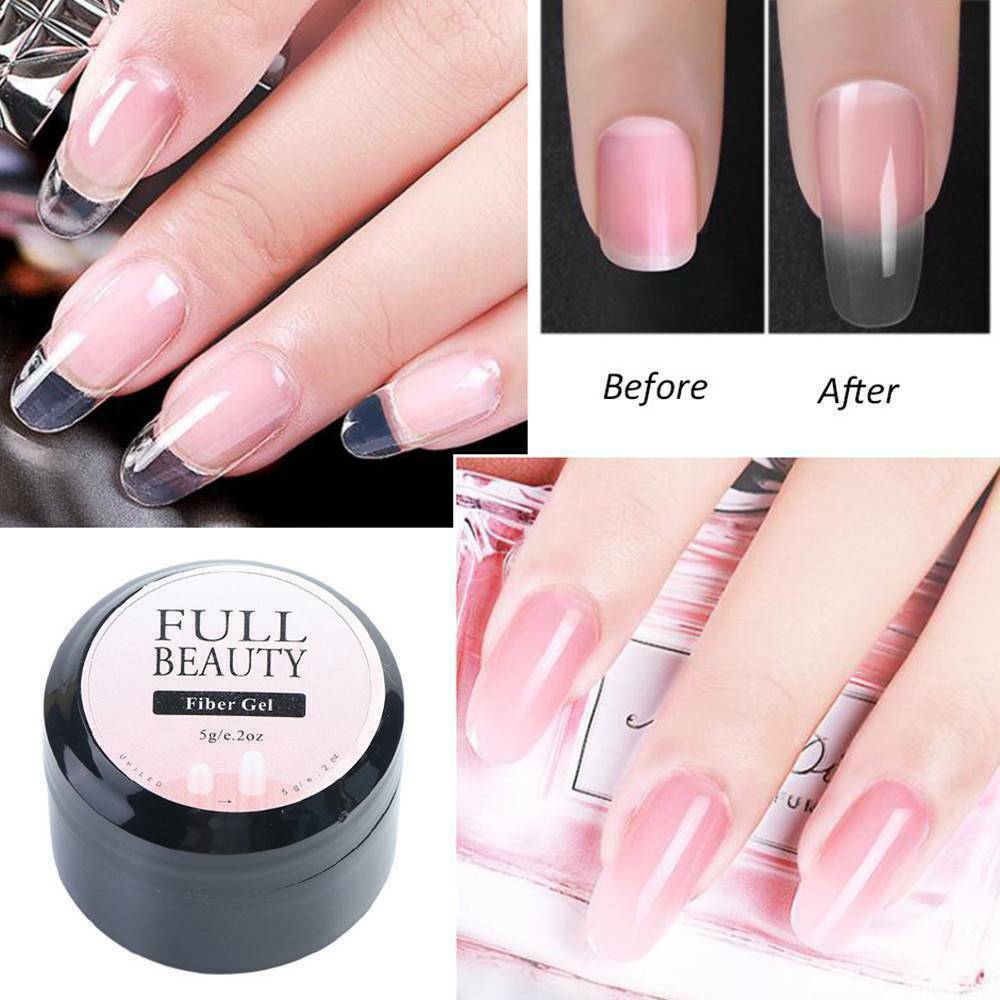Manicure Nail Extension Gels Repair Broken Nails Poly Builder Fiber Extension UK