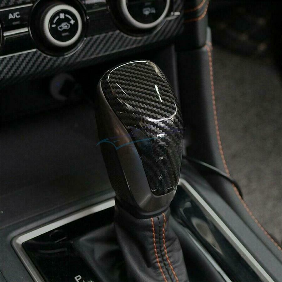 1 Piece Vehicle Gear Shift Lever Knob Cover For 2018-2021 Subaru Crosstrek / XV
