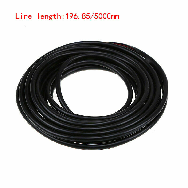 Car Door Edge Lip Strip Guard Protector Moulding Trim Anti Dent Scratch Black 5M