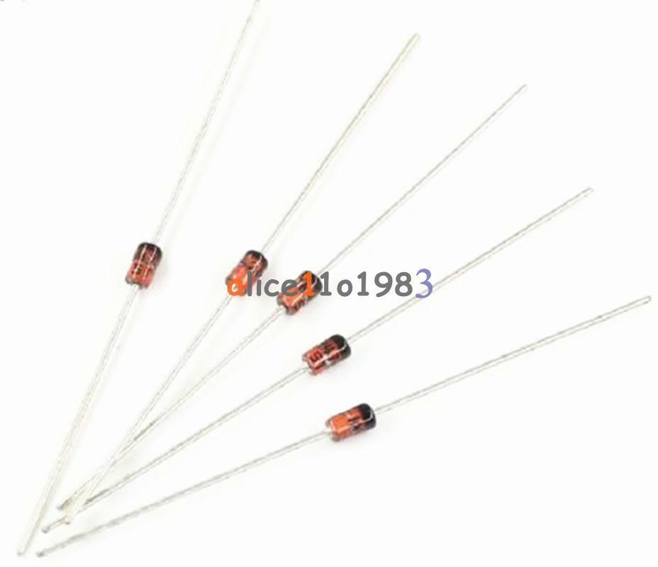 50PCS 1N4749 1N4749A IN4749 ZENER DIODES 24V 1W DO-41