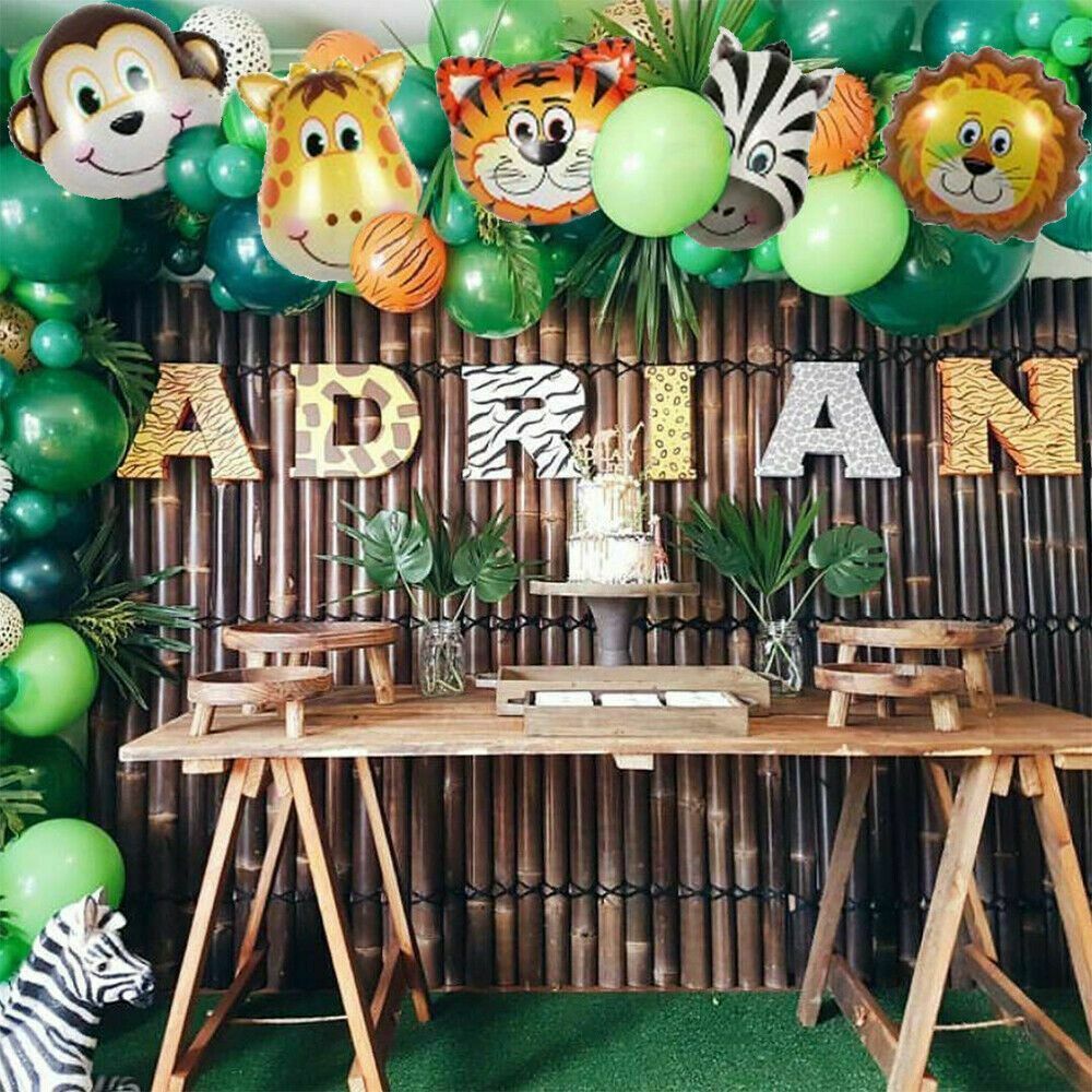 Kid Birthday Party Decorations Safari Jungle Party Decorations Arch Garland Kit