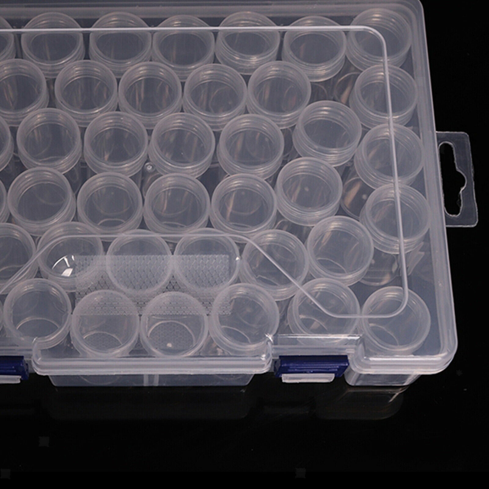 Plastic Clear Jewelry Bead Organizer Box Storage Container Case Craft Tool Lot