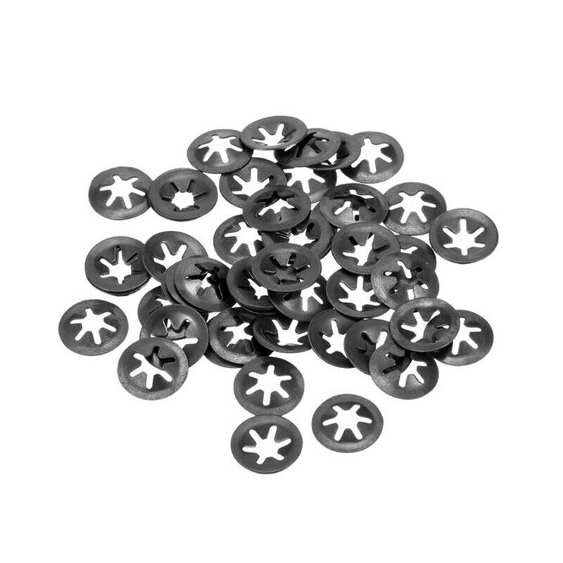 280Pcs Flower Washer M3-12 Internal Tooth Lock Washer Quick Lock Washer Steel