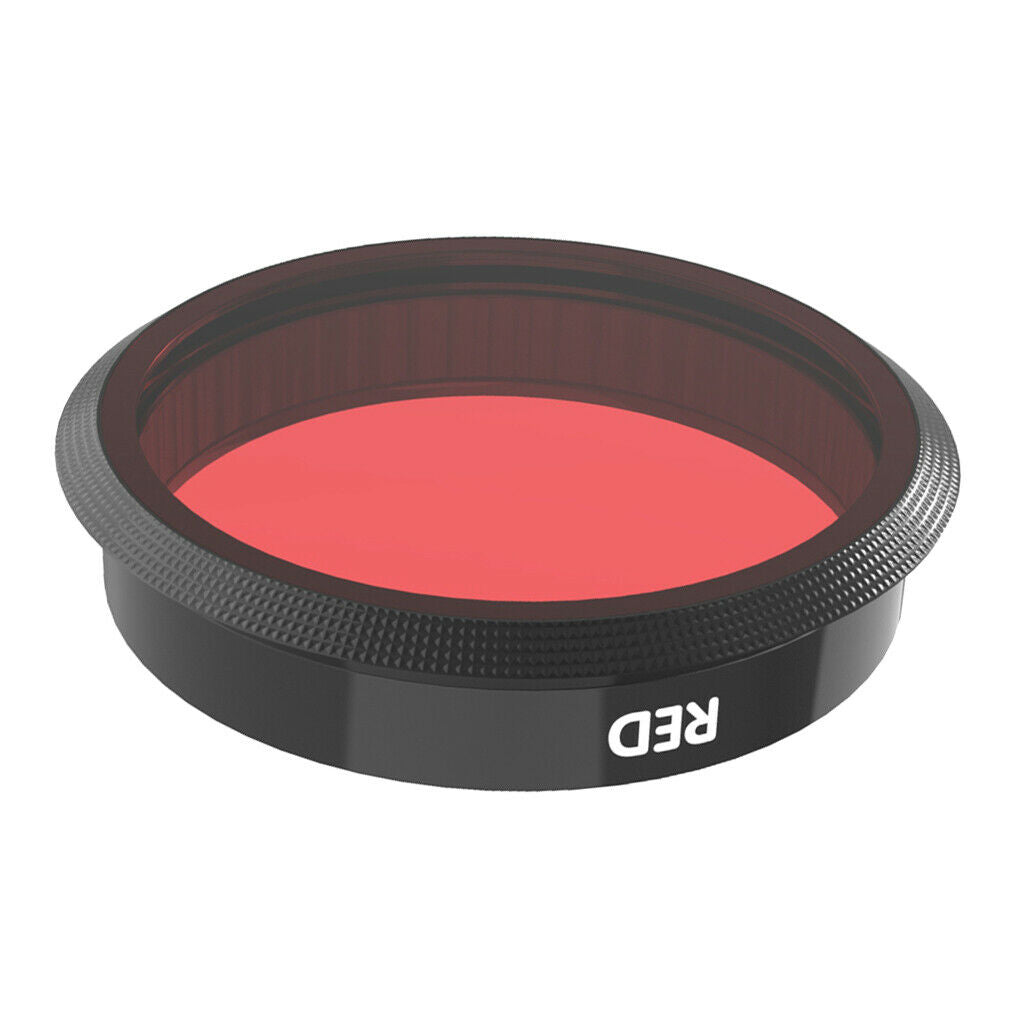 Waterproof Sports Camera Lens Protective Filter for DJI OSMO ACTION Red