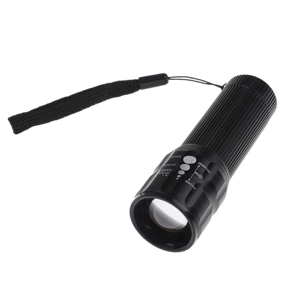 Mini Three-Way Lumen Retractable Focusing Small Hand Led Flashlight Battery A Kt