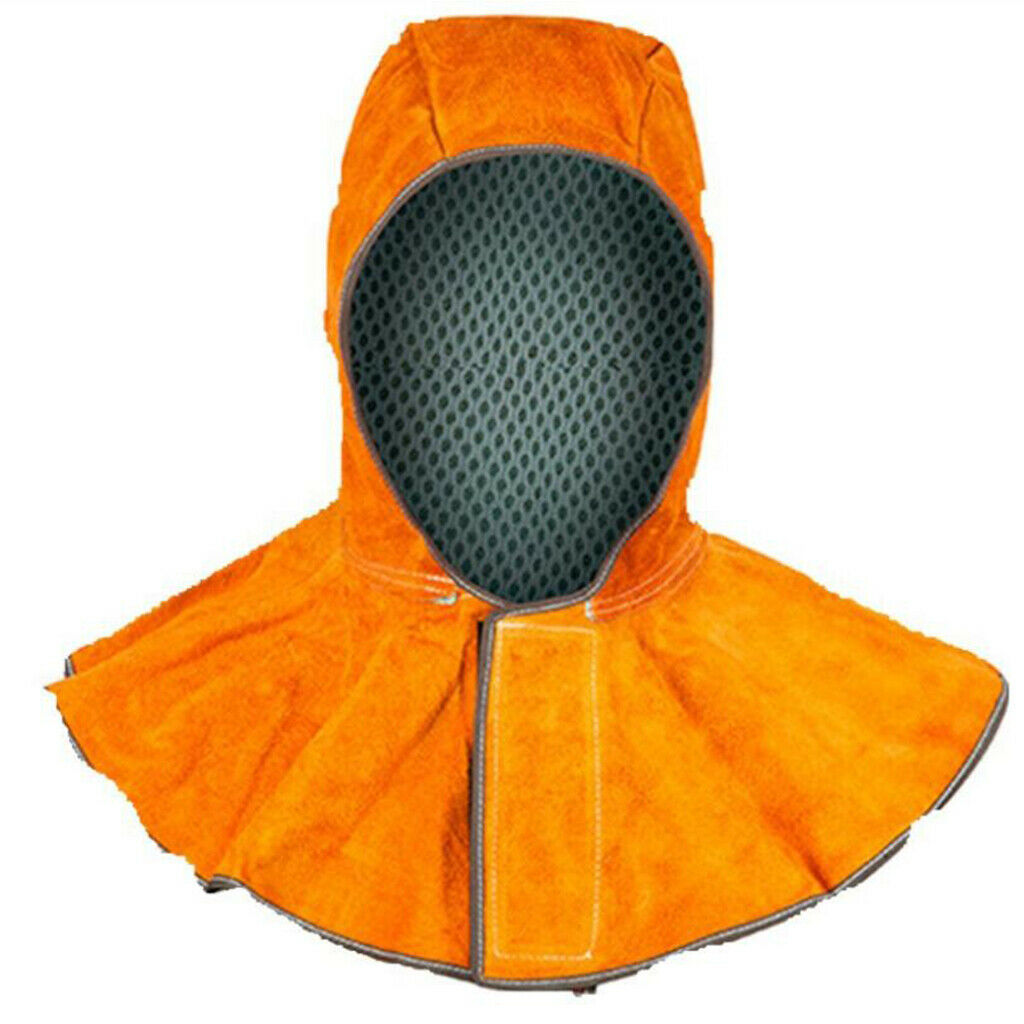 Cowhide Leather Welding Hood Welding Protective Hamlet Head Neck Protection