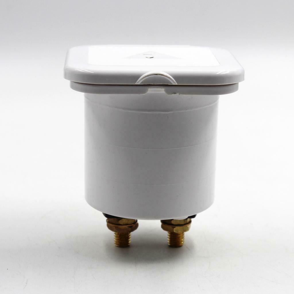 White Marine Battery Cut Off Isolator Switch Disconnect Key