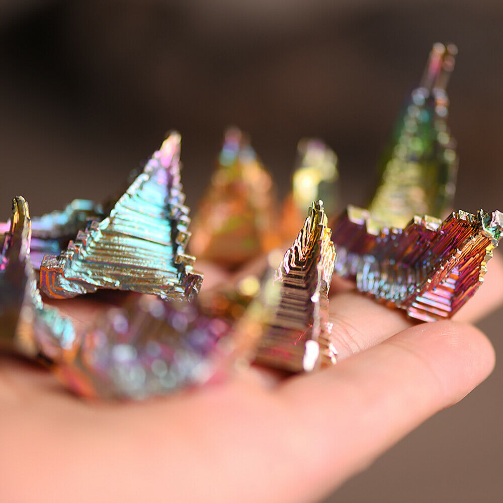 Top Quartz Crystal Rainbow Titanium Cluster VUG Mineral Specimen Healing US GIFT