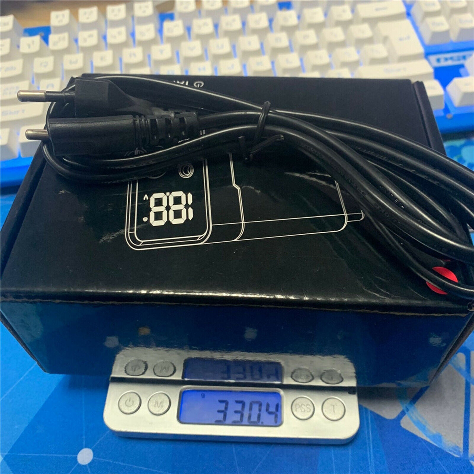 Tattoo Power Supply Kit - Professional Mini Power Supply UK Cord LCD Tattoo
