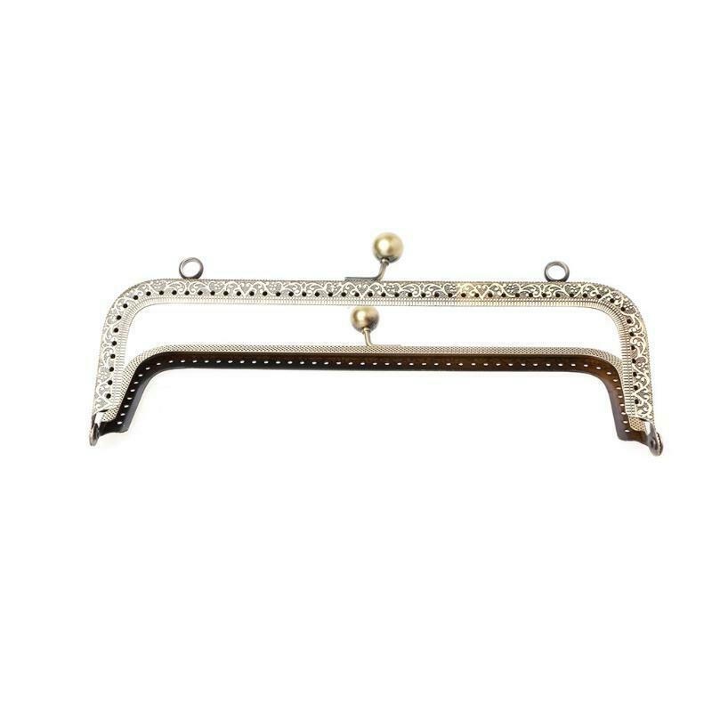 1PC Metal Frame Kiss Clasp Arch For Purse Bag Accessories DIY Craft 20.5cm
