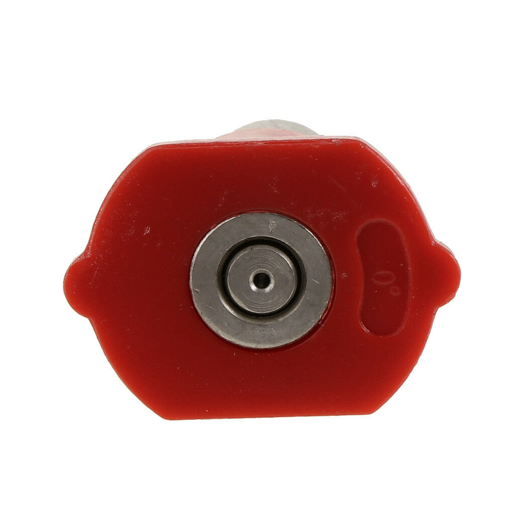 Tool Daily Pressure Washer Spray Nozzle Tips Red 0 Degrees, 1/4 inch