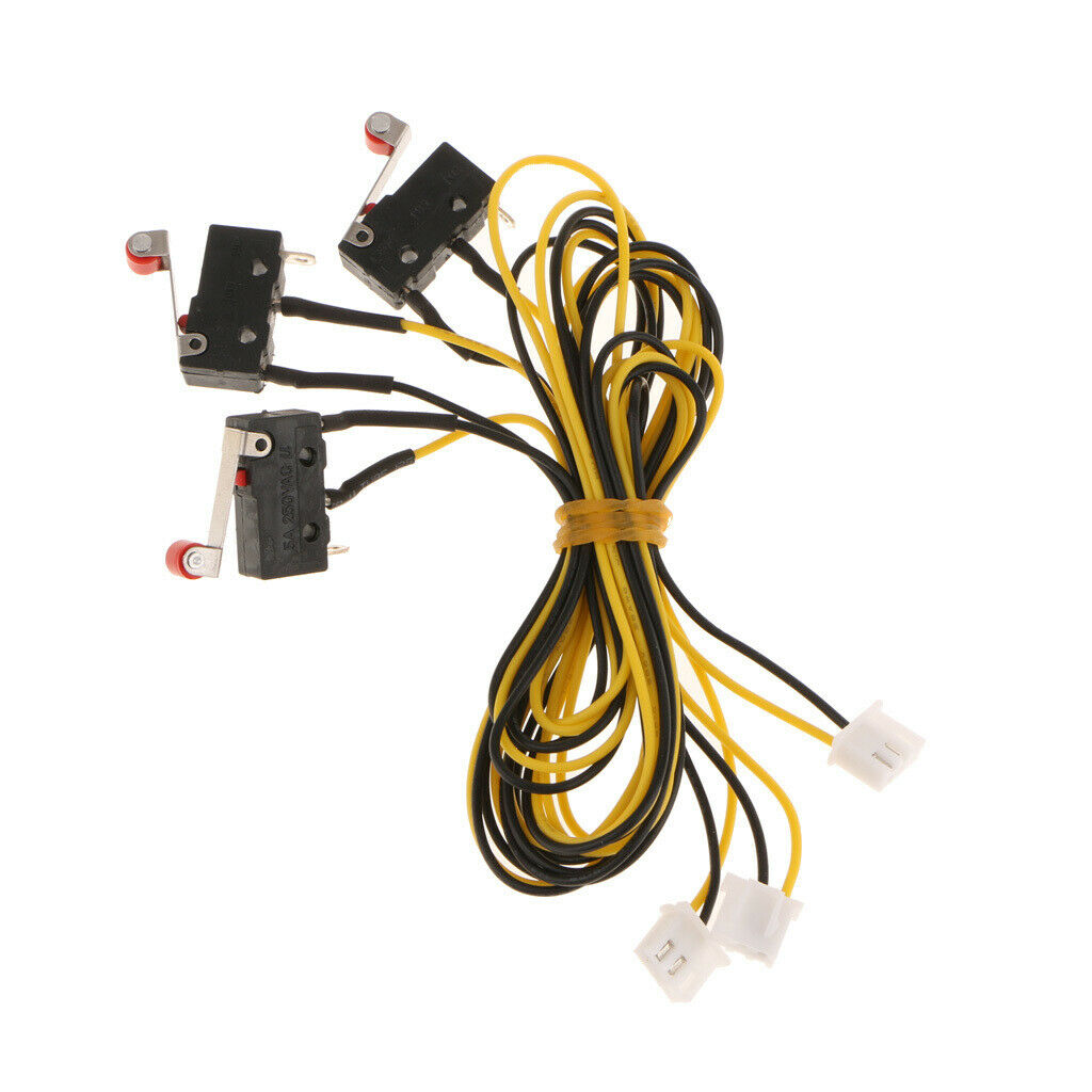 Pack of 3 600mm Cables Length Limit Endstop Mechanical Printer Switch with Cable
