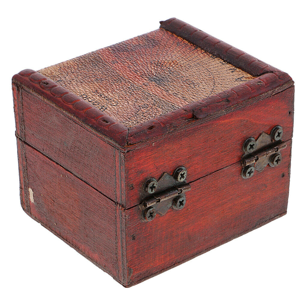 Handmade Wooden Storage Box With Metal Lock