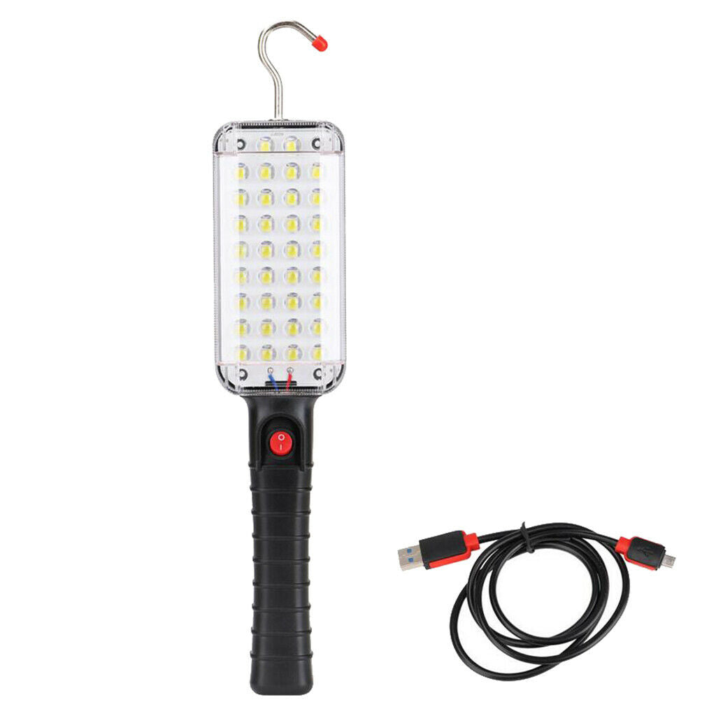 Handheld LED Work Light Trunk Inspection Lamp Camping  Flashlight