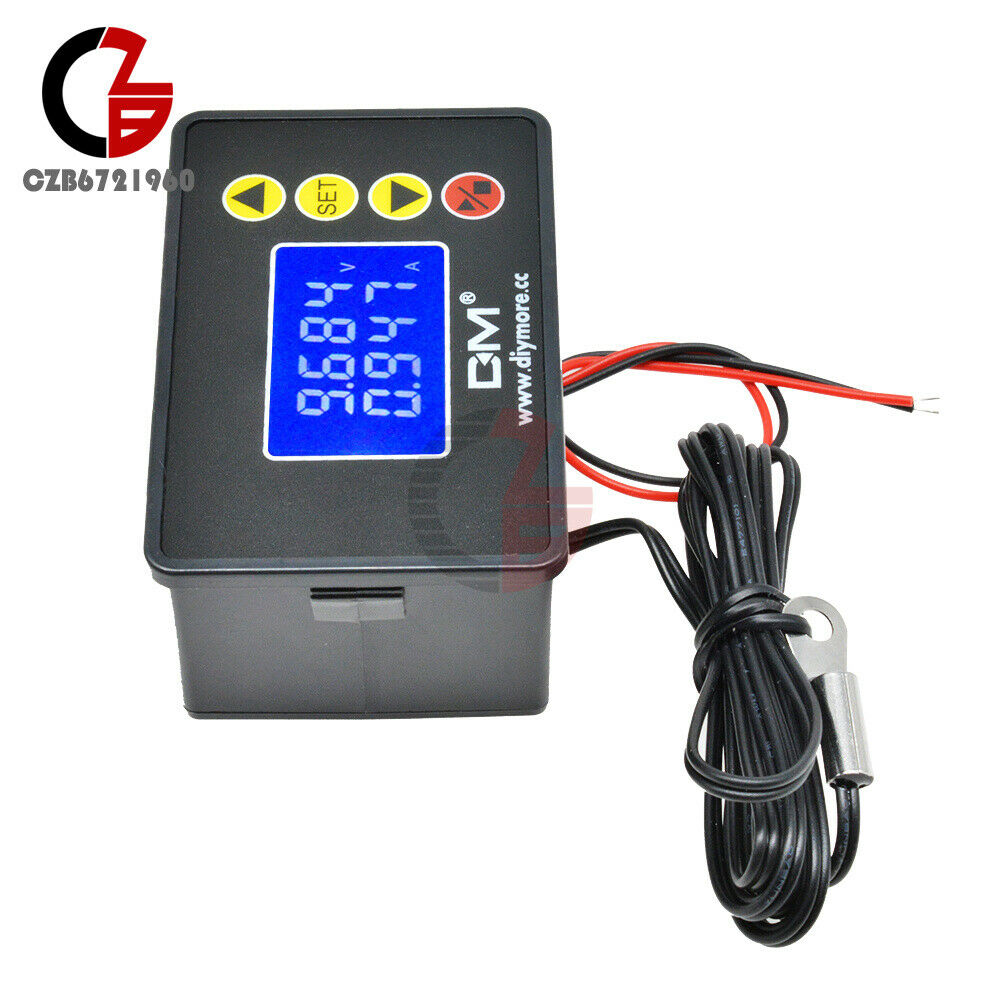 1.37" Inch LCD 0-100V 10A 1000W Voltmeter Ammeter Wattmeter Temperature Tester