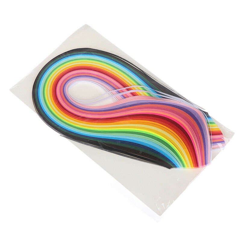 260 Rainbow Paper Quilling Strips Set 3mm 39cm Flower Gift Paper For DIY .l8
