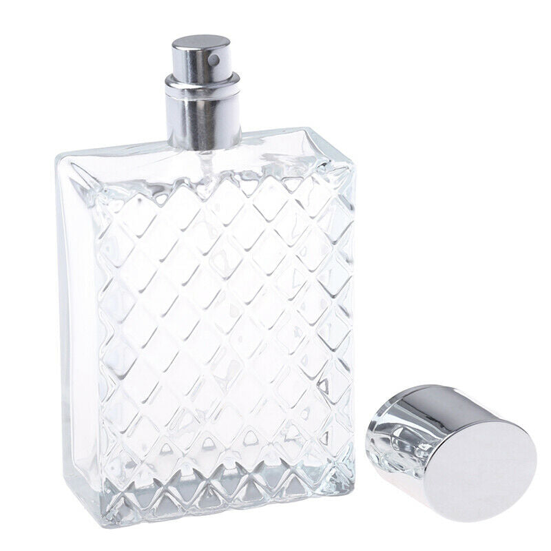 100ML Refillable Bottle Glass Empty Perfume Pump Bottle Spray Cosmetic Contai RC