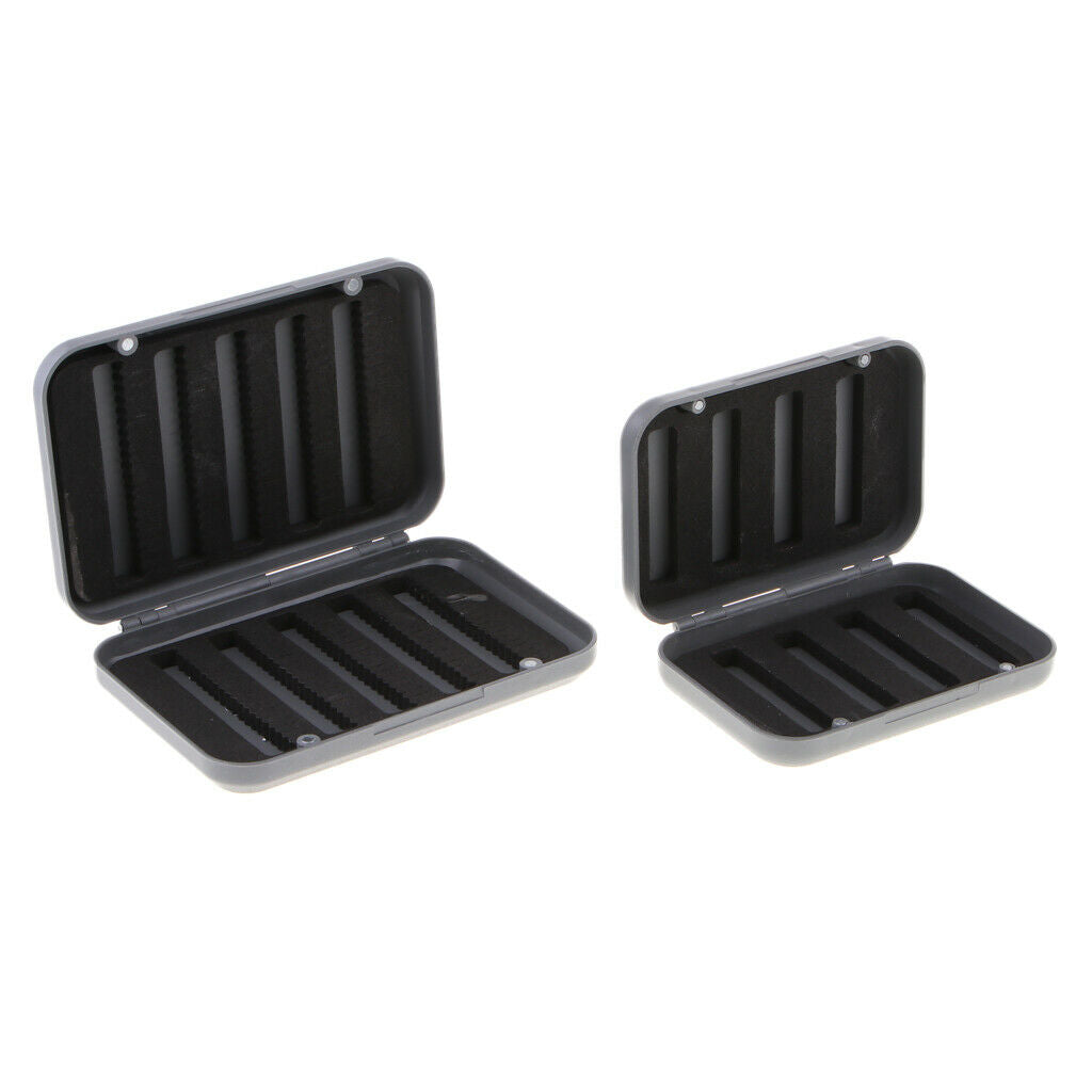 2PCS Double-Layer Waterproof Fly Fishing Flies Box Fish Lure