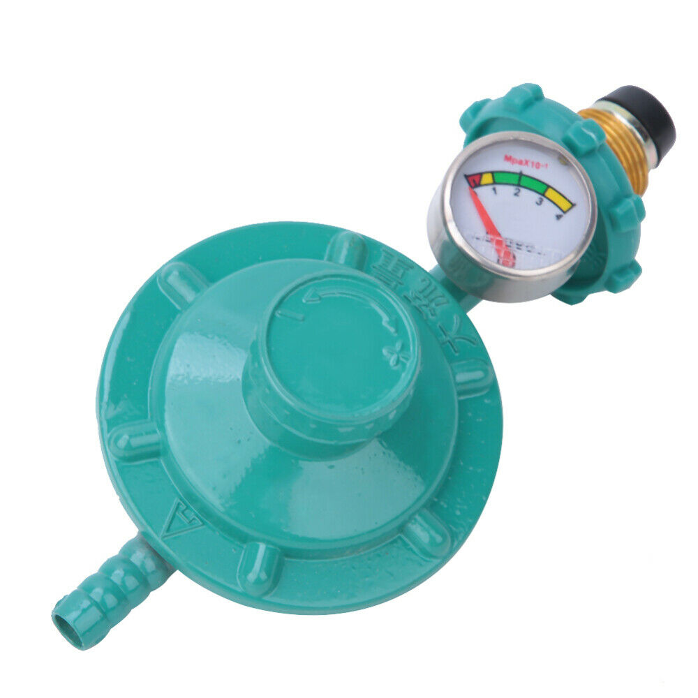 Pressure Regulator Valve Reducer with Gauge Meter Adjustable For House Appliance