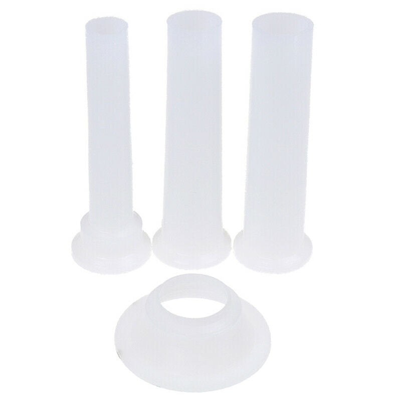 3Pcs For Handmade Meat Grinder Stuffer 5# Plastic Sausage Filling Stuffing TBDA