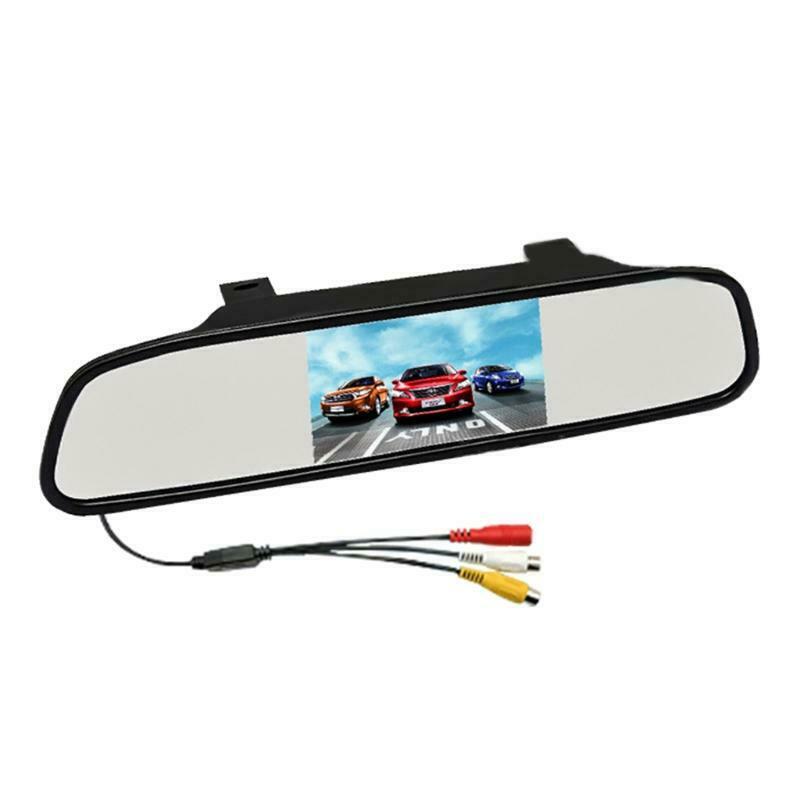 High Definition Rear View Mirror Display 2 Way Video Input Reversing Car Screen