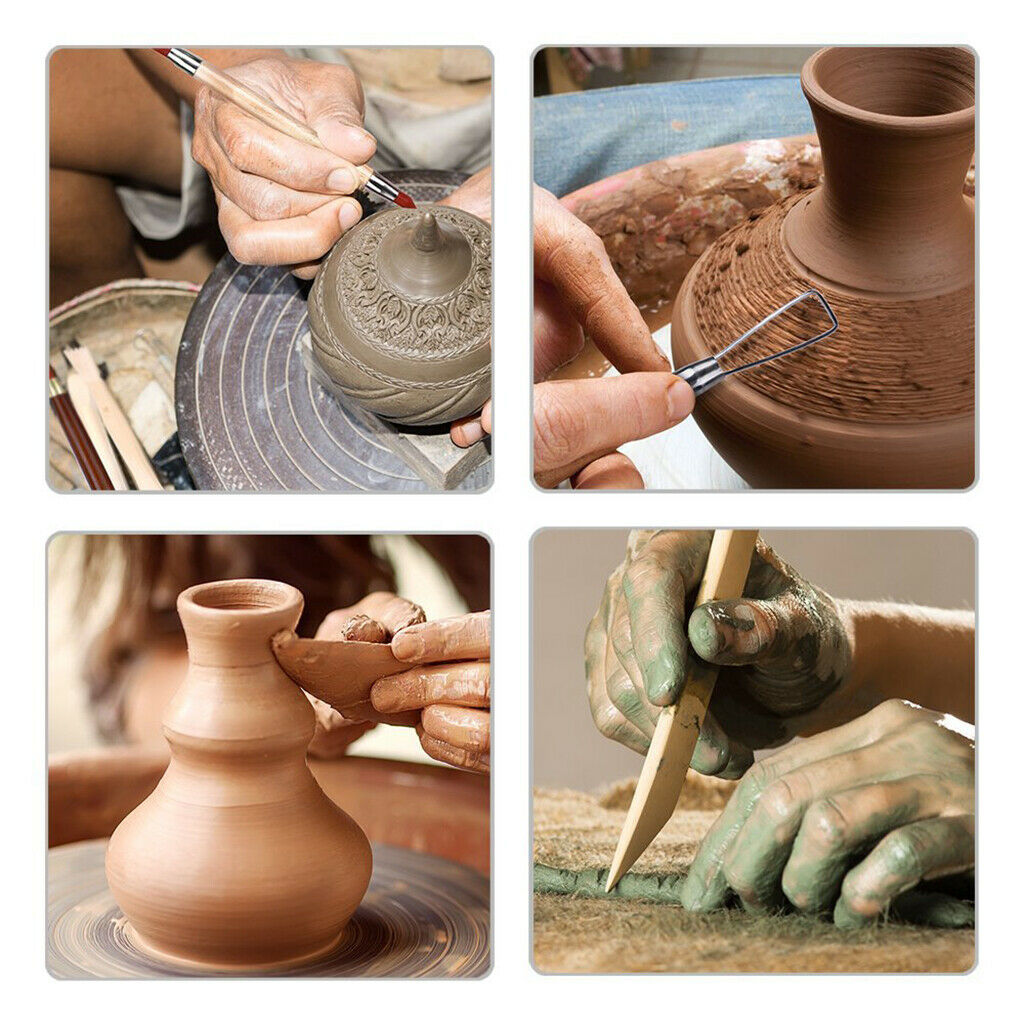 18x Modeling Carving Clay Ceramic Pottery Sculpting Shaper Pen Dotting Tool