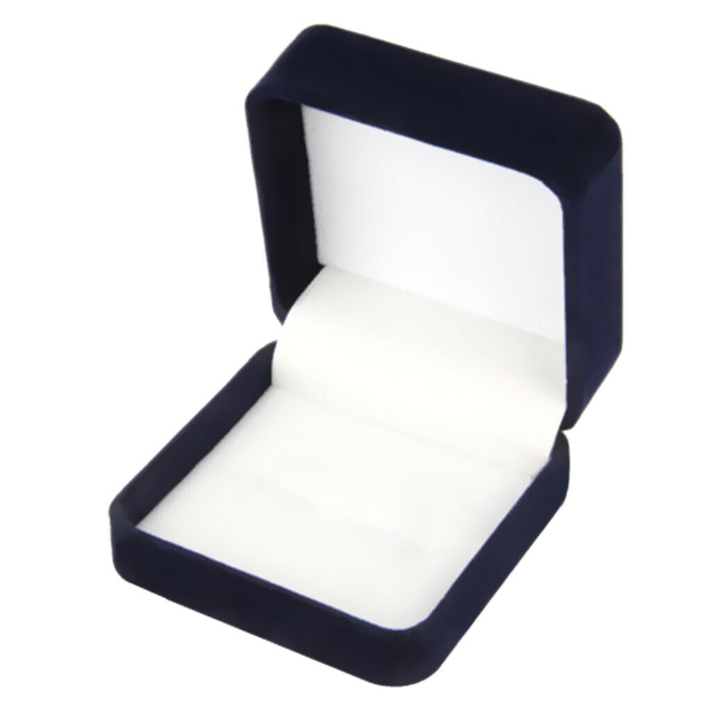 Velvet Interior Cufflink Cuff Holder Links Storage Gift Box Jewelry Display