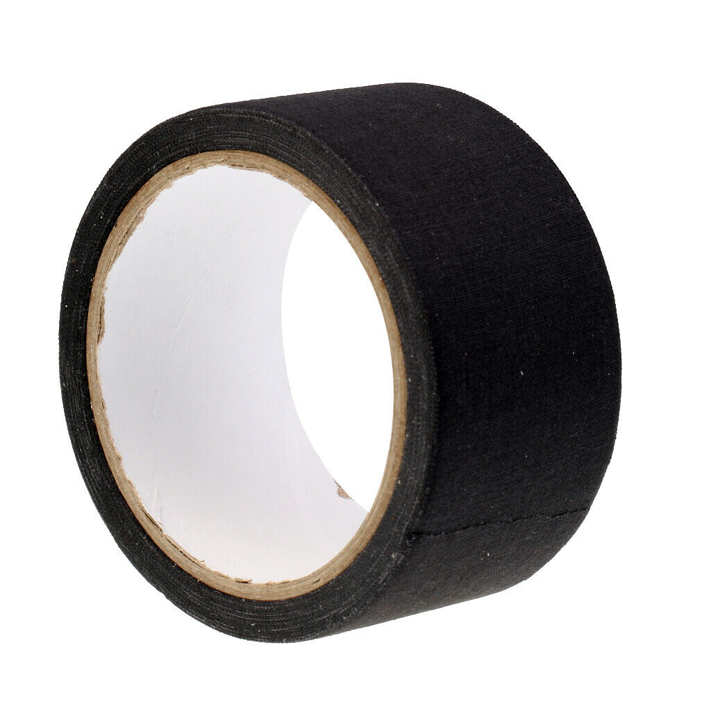 10m 4.9cm Camo Adhesive Tape Waterproof Cloth Tape Hunting Accessory Black