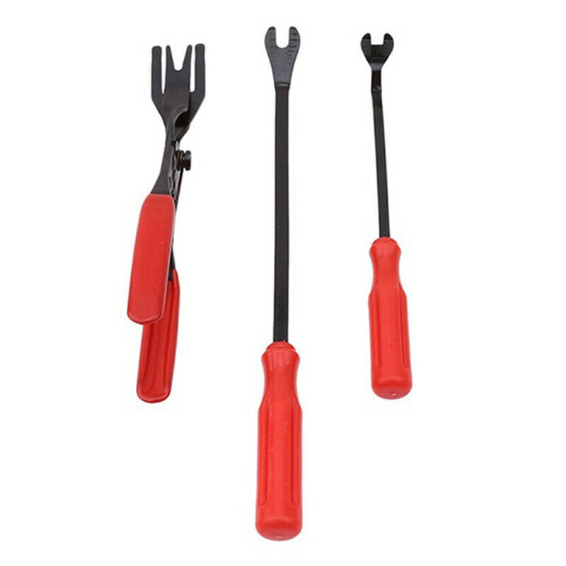 3x Car Door Panel Clips Pliers Trim Removal Fastener Puller Repair Tool CSPA Tt