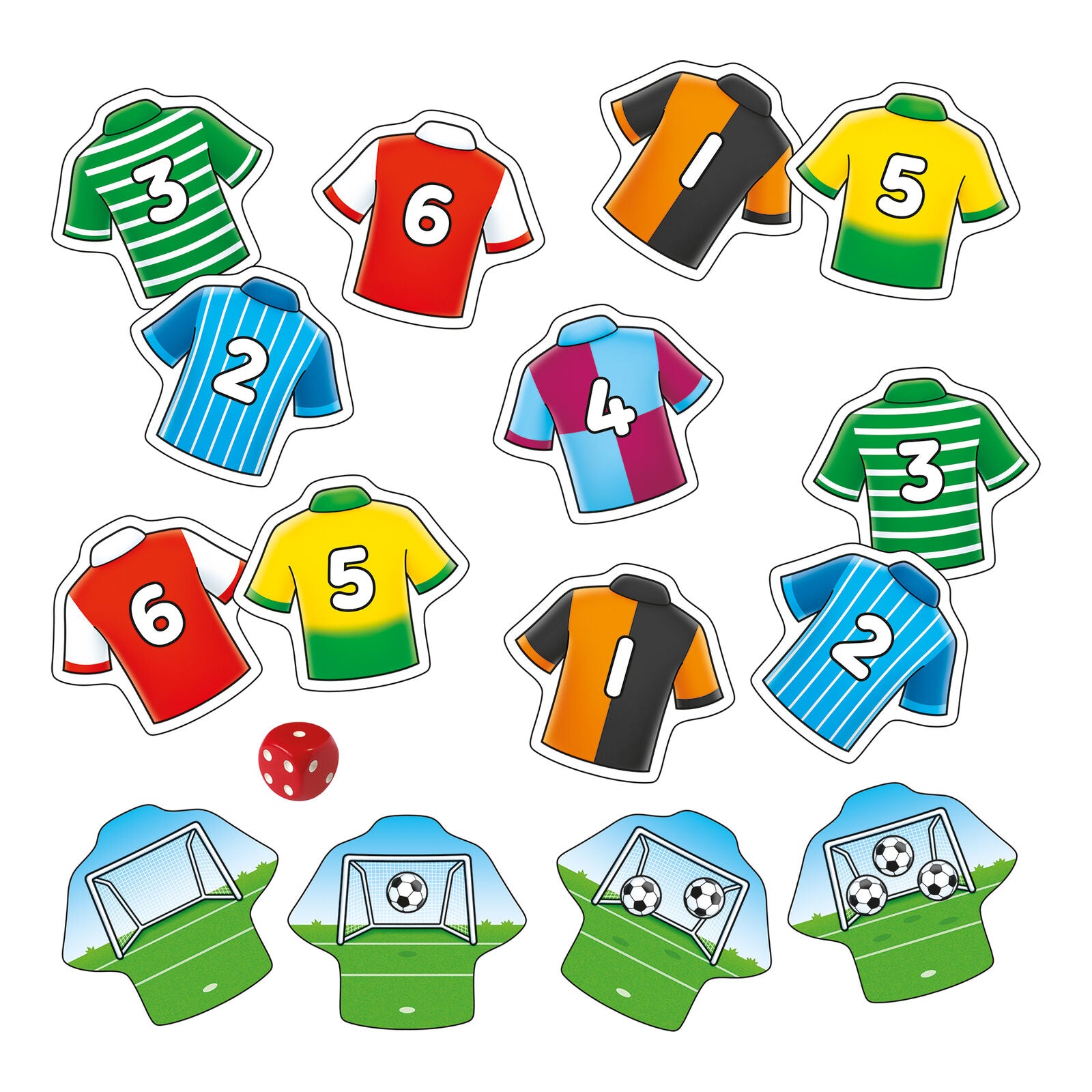 Orchard Toys 365 Penalty Shoot-Out Mini Game Number & Counting Game Children 3+