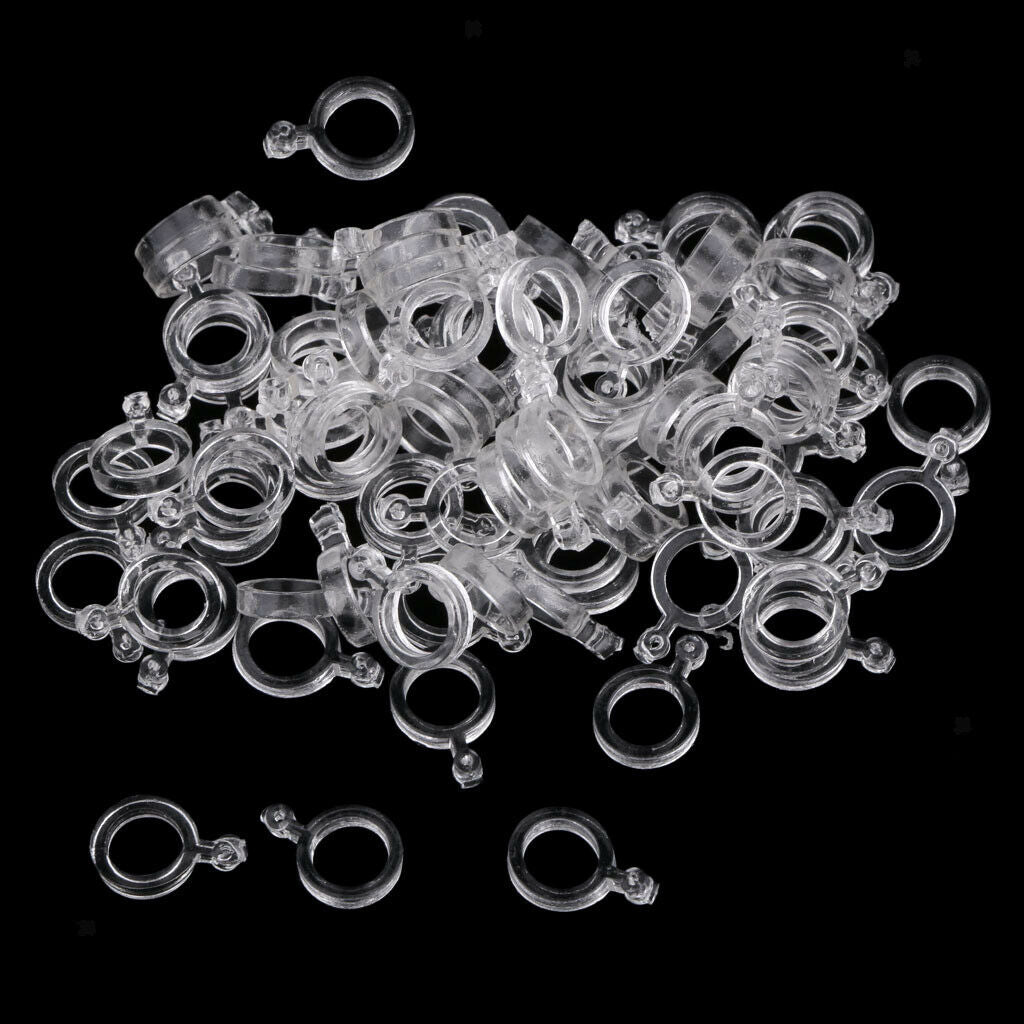200Pcs Fishing S L Tackle Pellets Bait Micro Bands Bander Carp Match Coarse