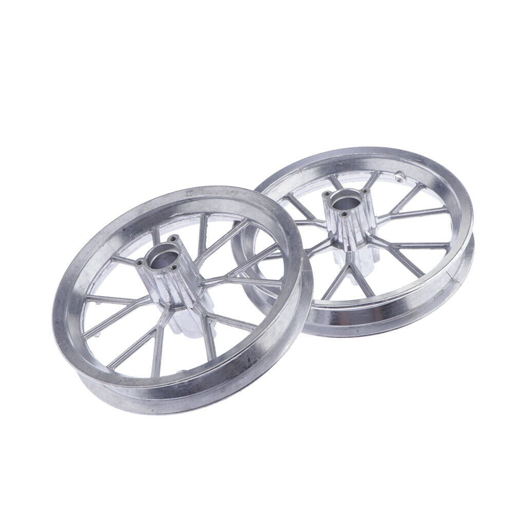 1Pair Aluminum Mini 12 1/2X2.75 Plating Wheel Rims for 49CC Ricing Dirt Bike UK