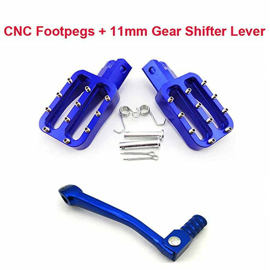 Wide Foot Pegs Pedals Rest & Folding Gear Shifter Lever For CRF50 XR50 PW50 PW80