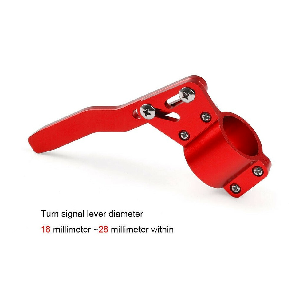 Aluminum Car Steering Wheel Turn Rod Extension Turn Signal Lever Position Up Kit