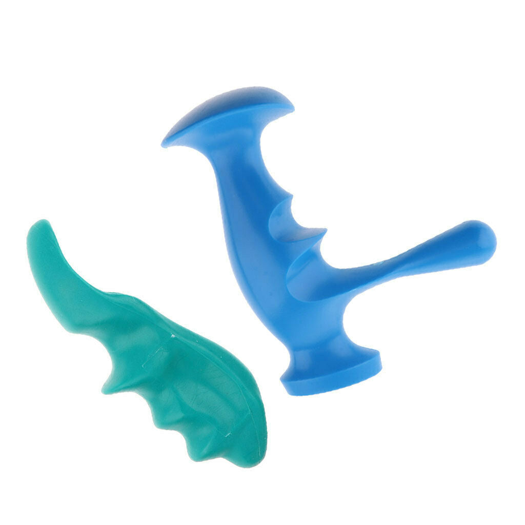 Thumb Saver Massager Deep Tissue Massage Tool Muscle Pain Relief Blue+White