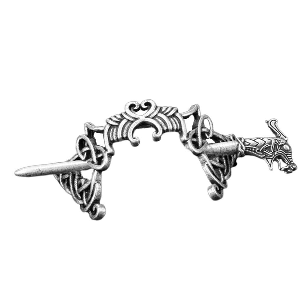 Viking Dragon Hair Clips Hairpin- Viking Hair Sticks Hair Accessories for Long