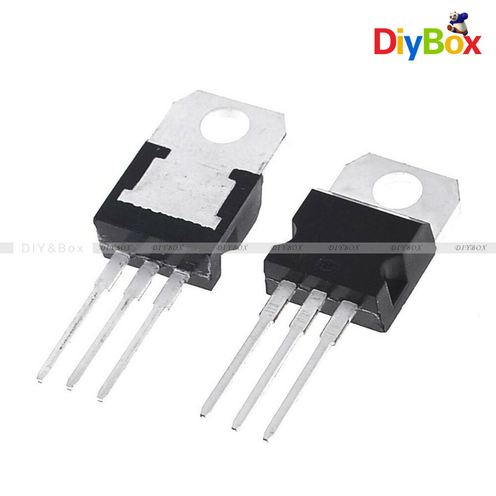 5Pcs LM317T LM317 Voltage Volt Regulator IC 1.2V to 37V 1.5