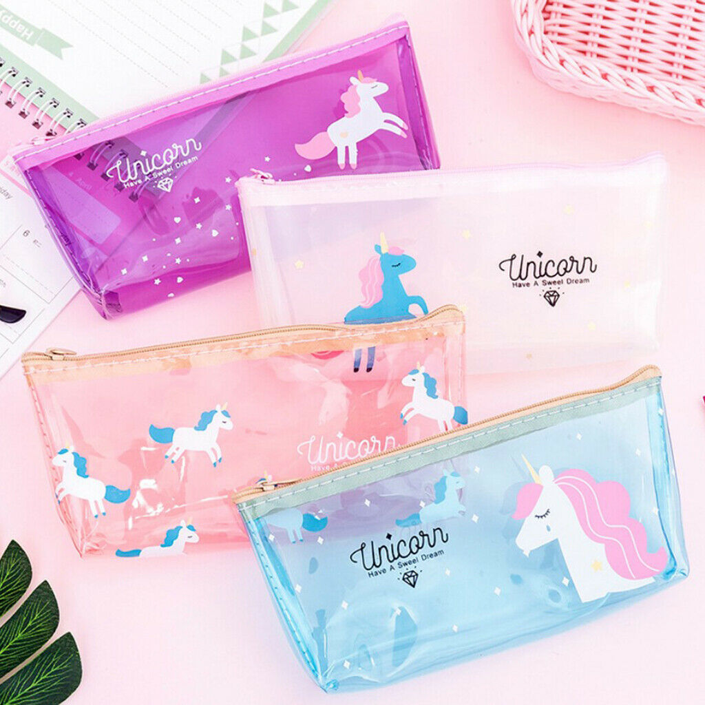 Pencil Case Pencil Bag Pencil box Stationery School Office Supplies White