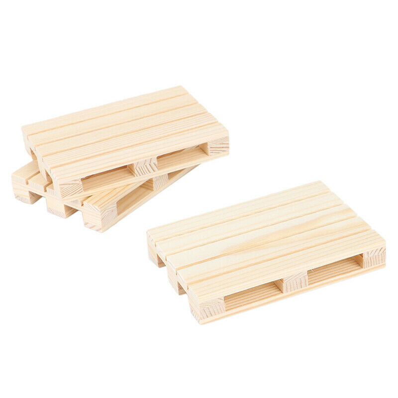 New Mini Wooden Pallet Beverage Coasters Insulation Pad Cup Coaster Pot M.l8